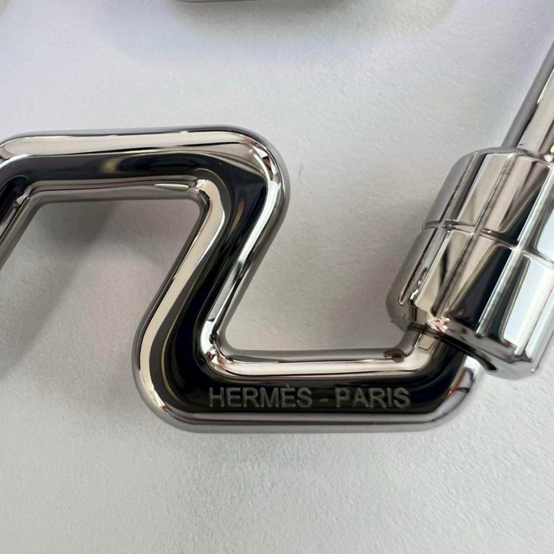 新品未使用　HERMES エルメス　Hトゥ・スピード　シルバー　キーリング