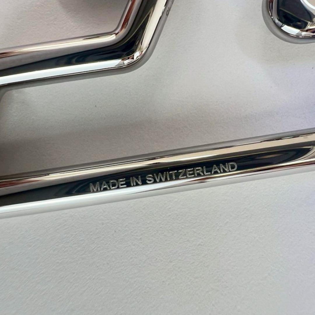 新品未使用　HERMES エルメス　Hトゥ・スピード　シルバー　キーリング