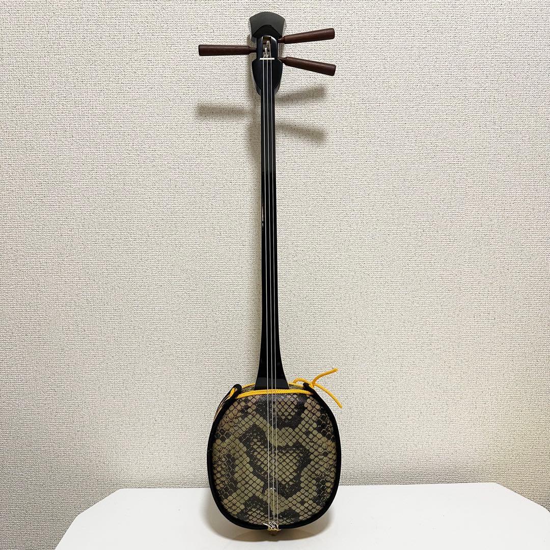 沖縄三線セット ケース付 教本DVD/チューナー付 極美品