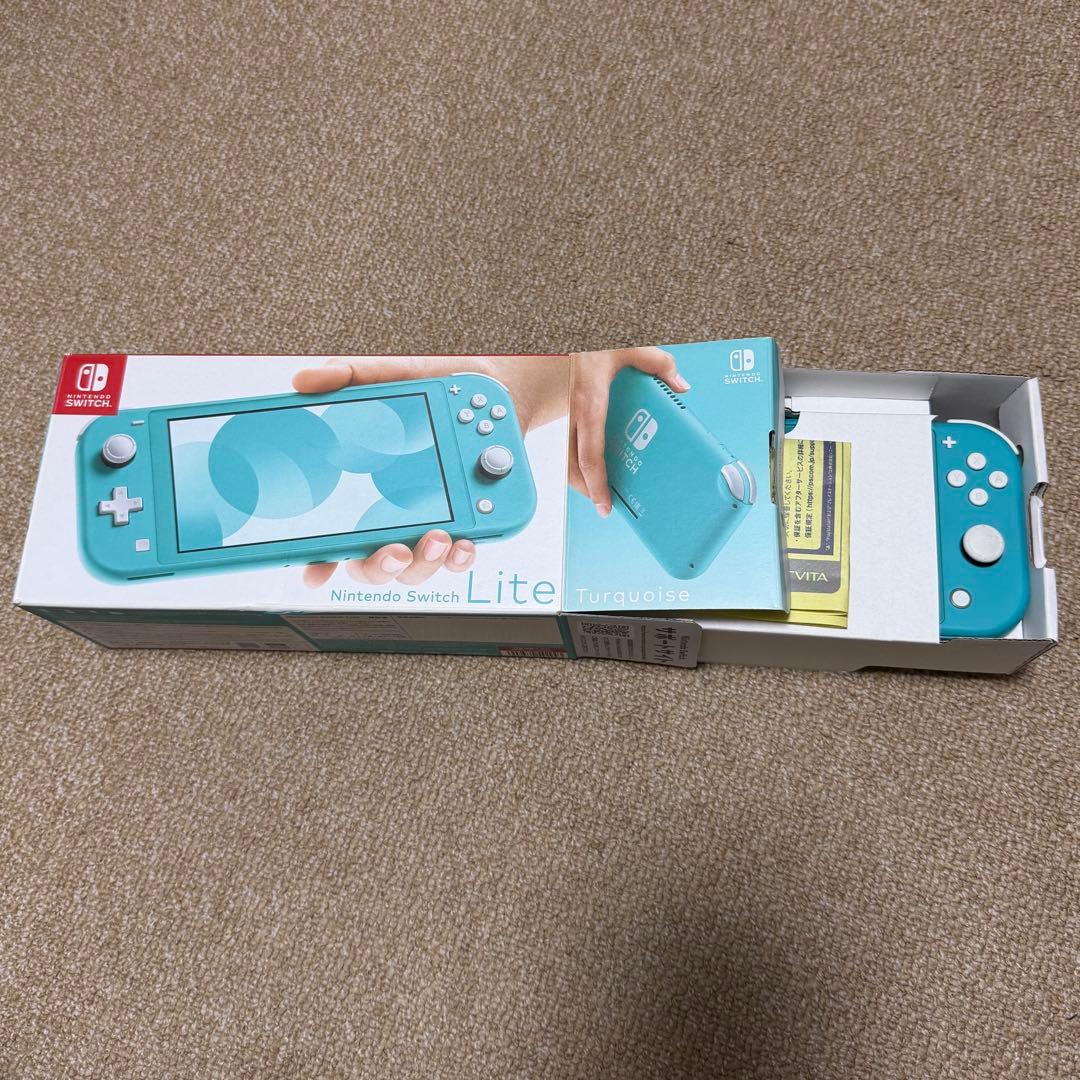 Nintendo switch lite ターコイズ　本体