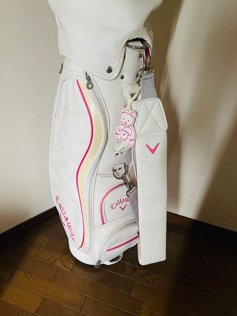 Callaway ゴルフバッグ・キャディバッグ ホワイト・ピンク　レディース