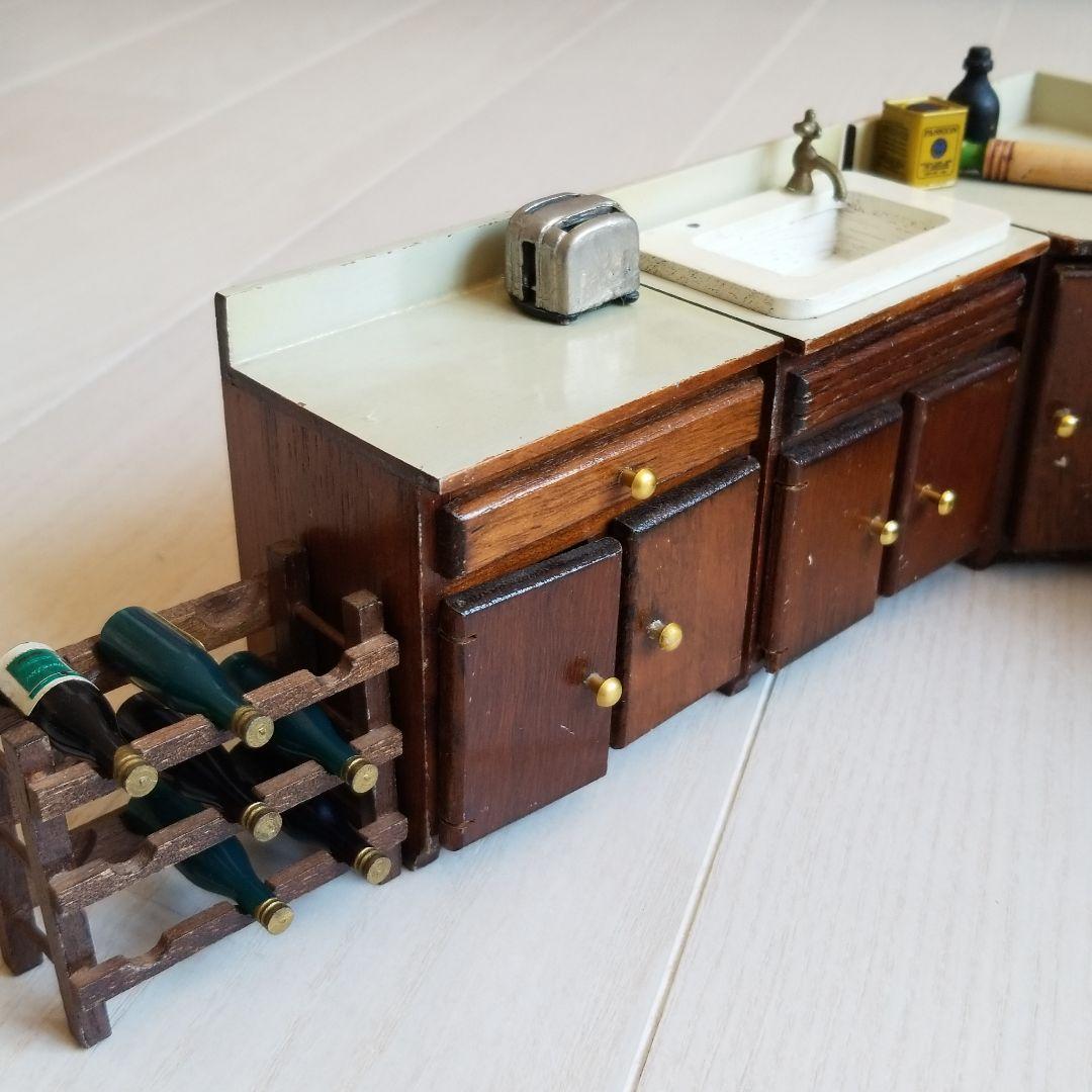 ミニチュア 家具 ヴィンテージ　ドールハウス　キッチン