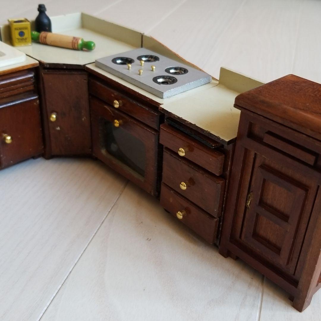 ミニチュア 家具 ヴィンテージ　ドールハウス　キッチン