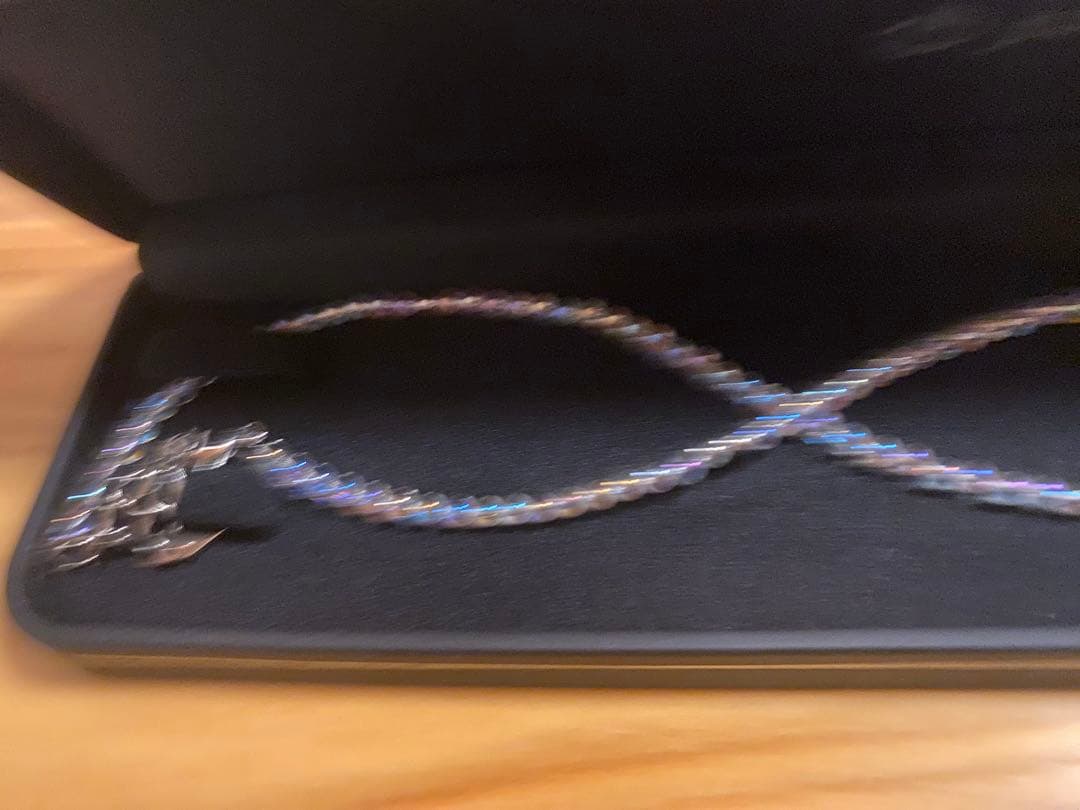 ファイテン チタン水晶ネックレス 3mm 50cm