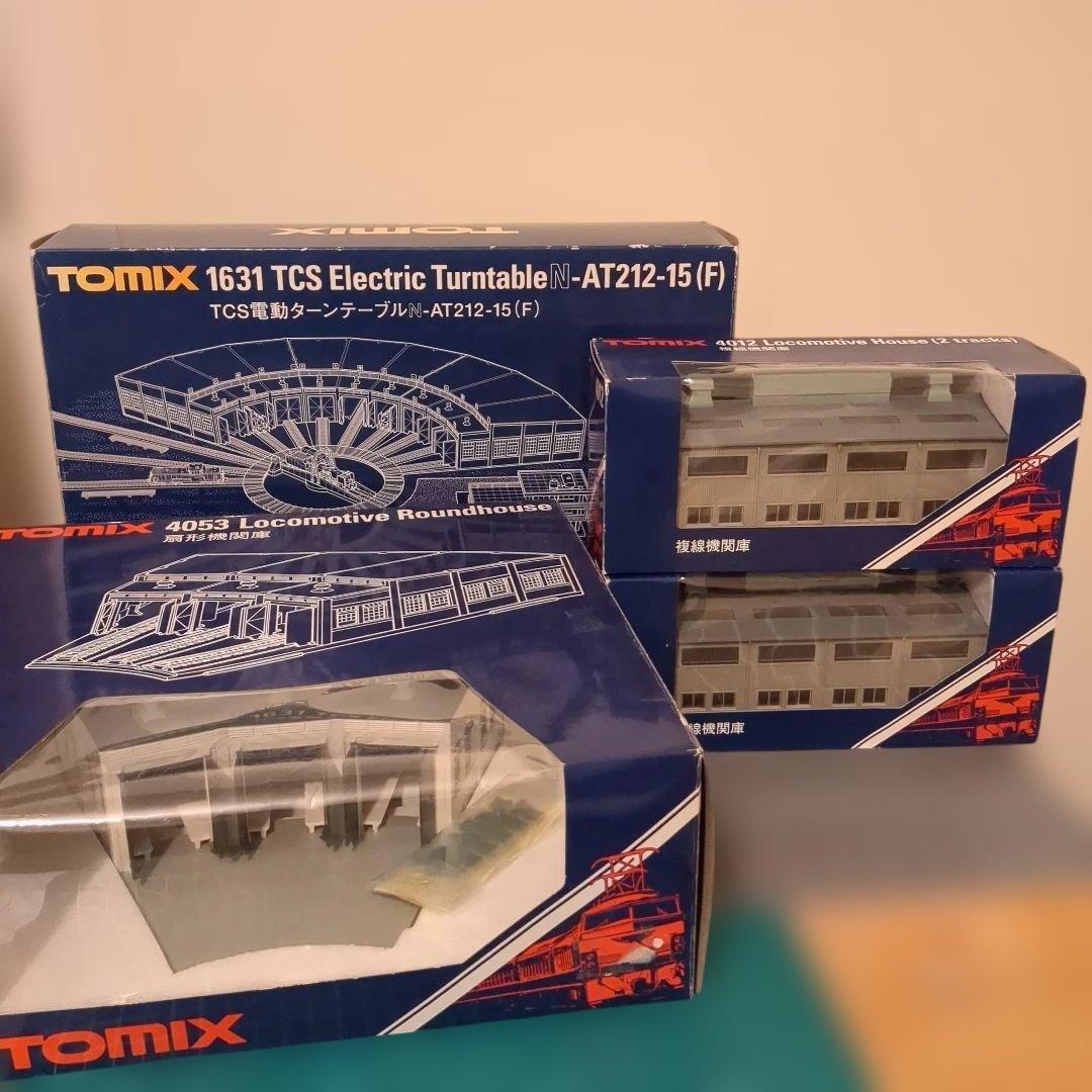 TOMIX　TCS自動ターンテーブル　扇形機関庫　複線機関庫セット　nゲージ