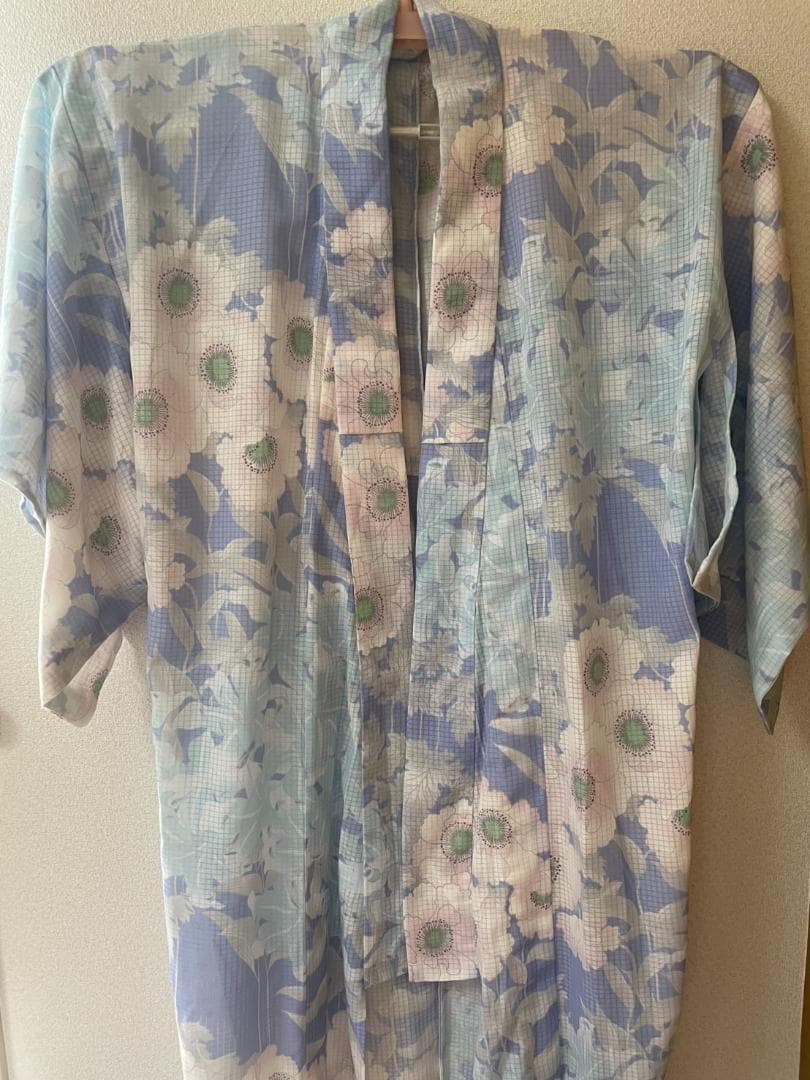 [ほぼ新品・美品]　京都藤誠　浴衣　水色