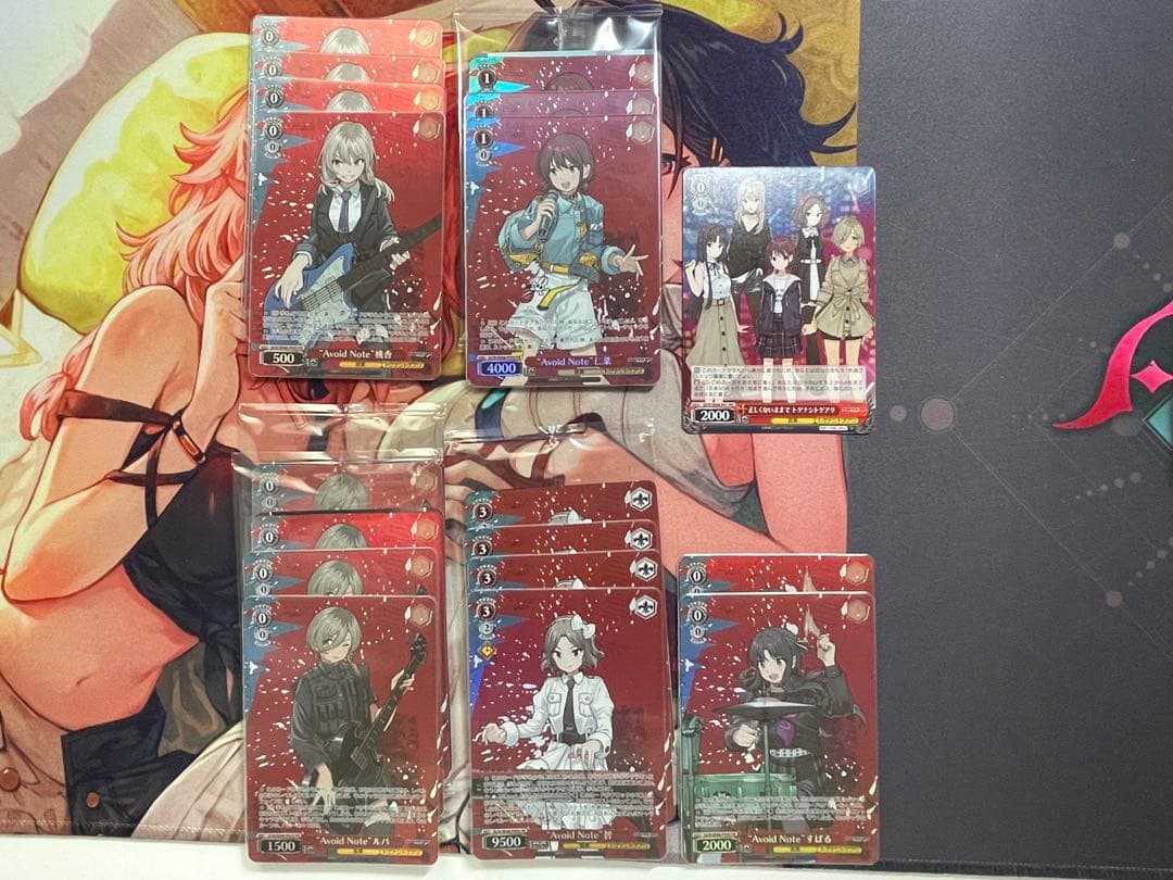 ヴァイスシュヴァルツ　ガールズバンドクライ　4コン　TD　PR　スリーブ付き