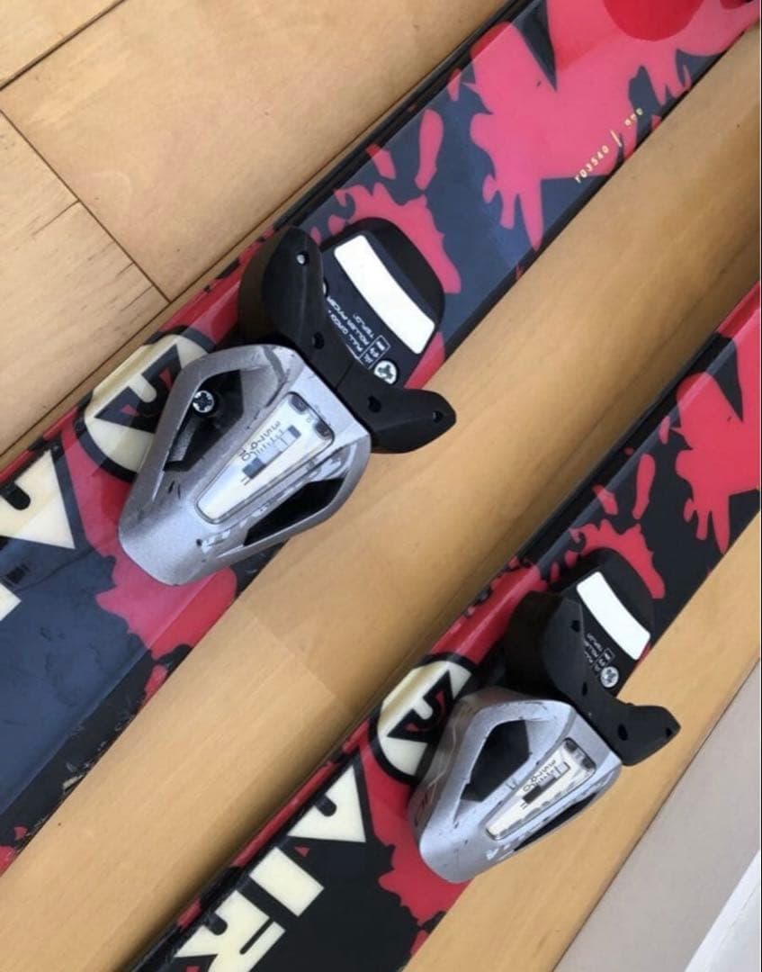 AIRWALK スキー板 99㎝ ビンディング付き　ショートスキー　ファンスキー