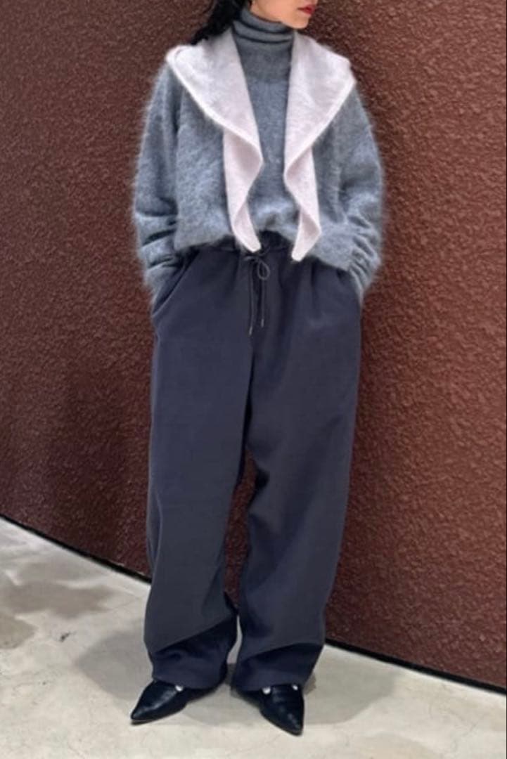 ＜6(ROKU)＞フリース イージーパンツ