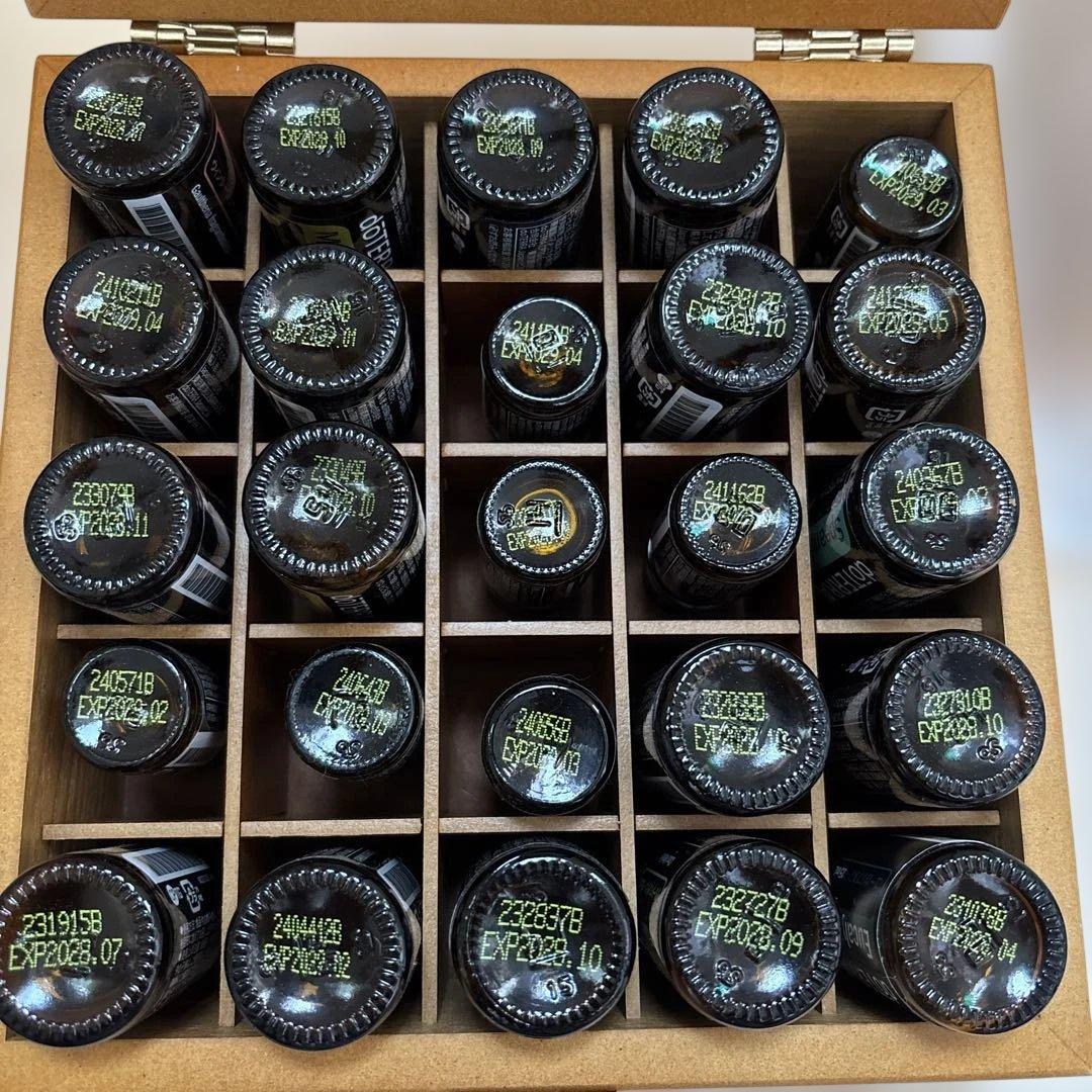 doTERRAエッセンシャルオイル30本　木箱付