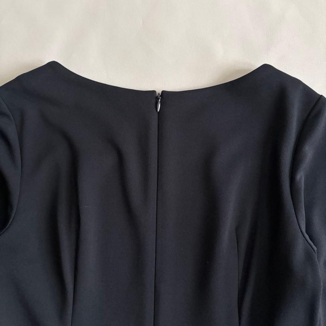 【セオリーリュクス】ワンピース　PEBIAL DERRIE 　ネイビー　36