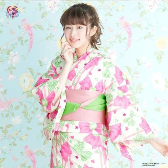 セーラームーン浴衣帯セット （扇子付）ジュピター