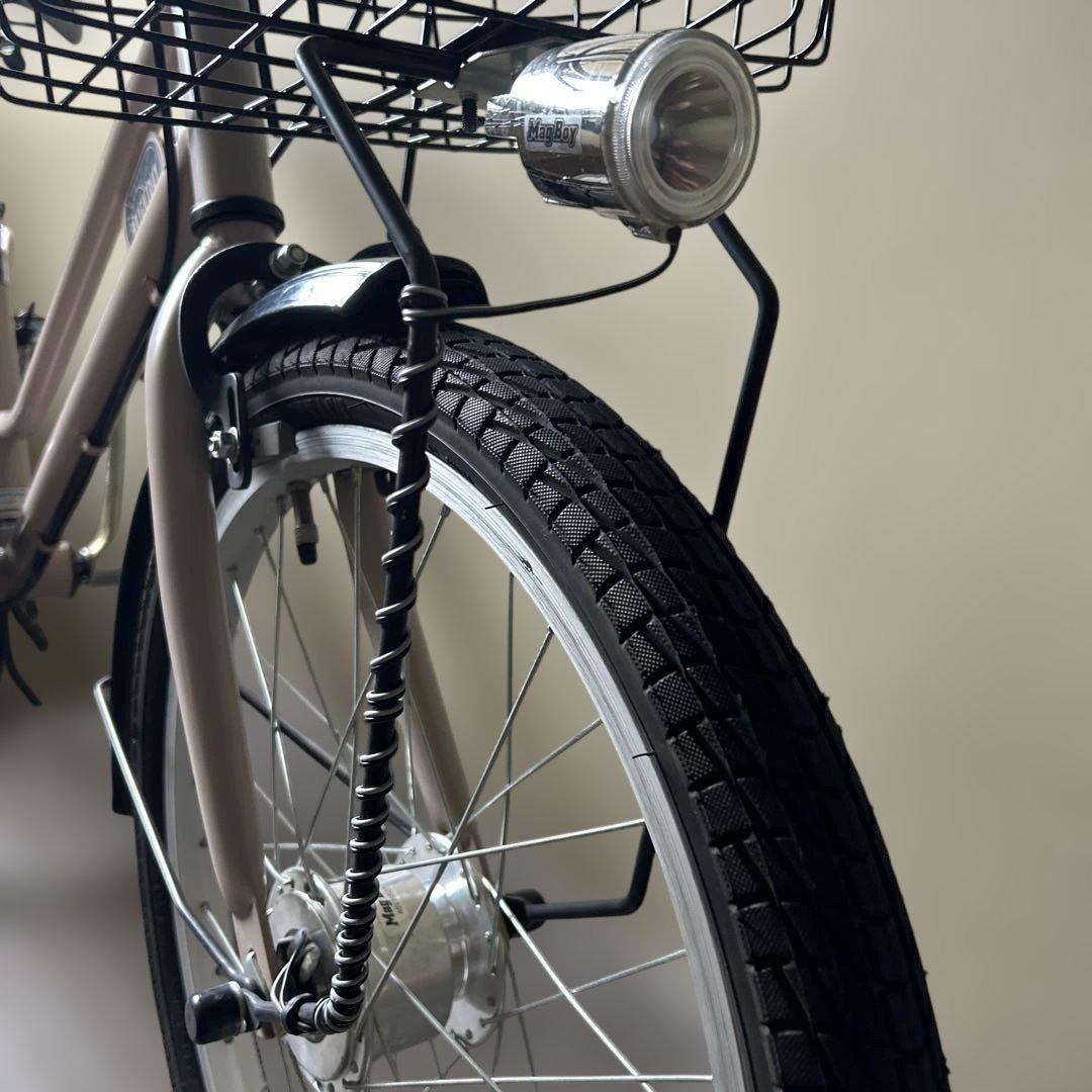 ミキールさま専用　自転車 ベージュ　小径車　アサヒサイクル　ブライトデイ　20イ