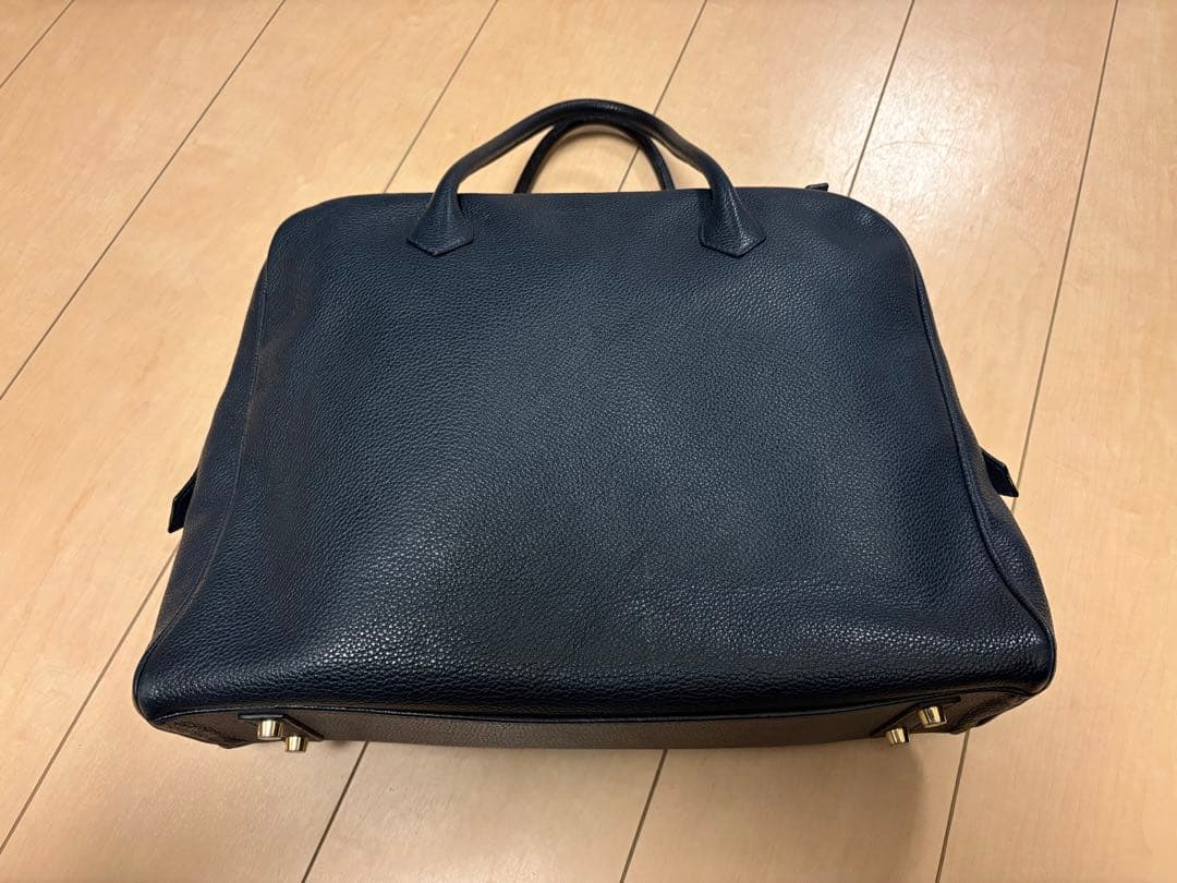 Cisei ブリーフケース901 ネイビー シボレザー イタリア製