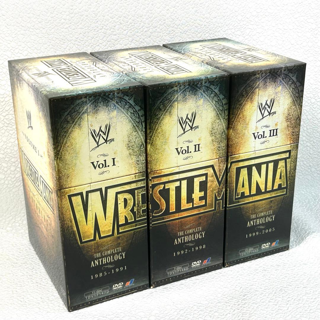 WWE レッスルマニアTHE COMPLETE BOX I〜III
