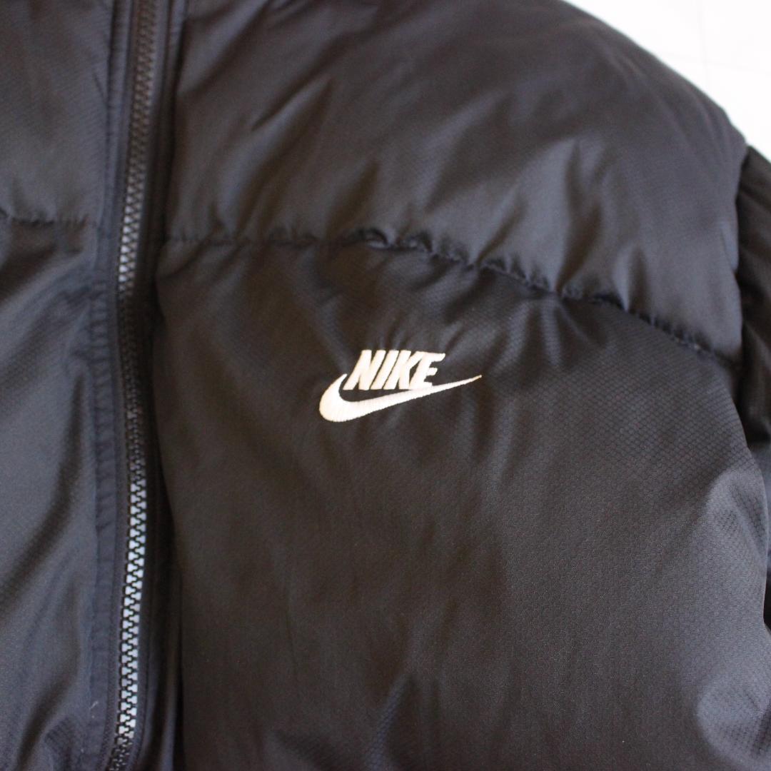 NIKE プリマロフトパファージャケット Lサイズ ヌプシ ブラック ロゴ刺繡