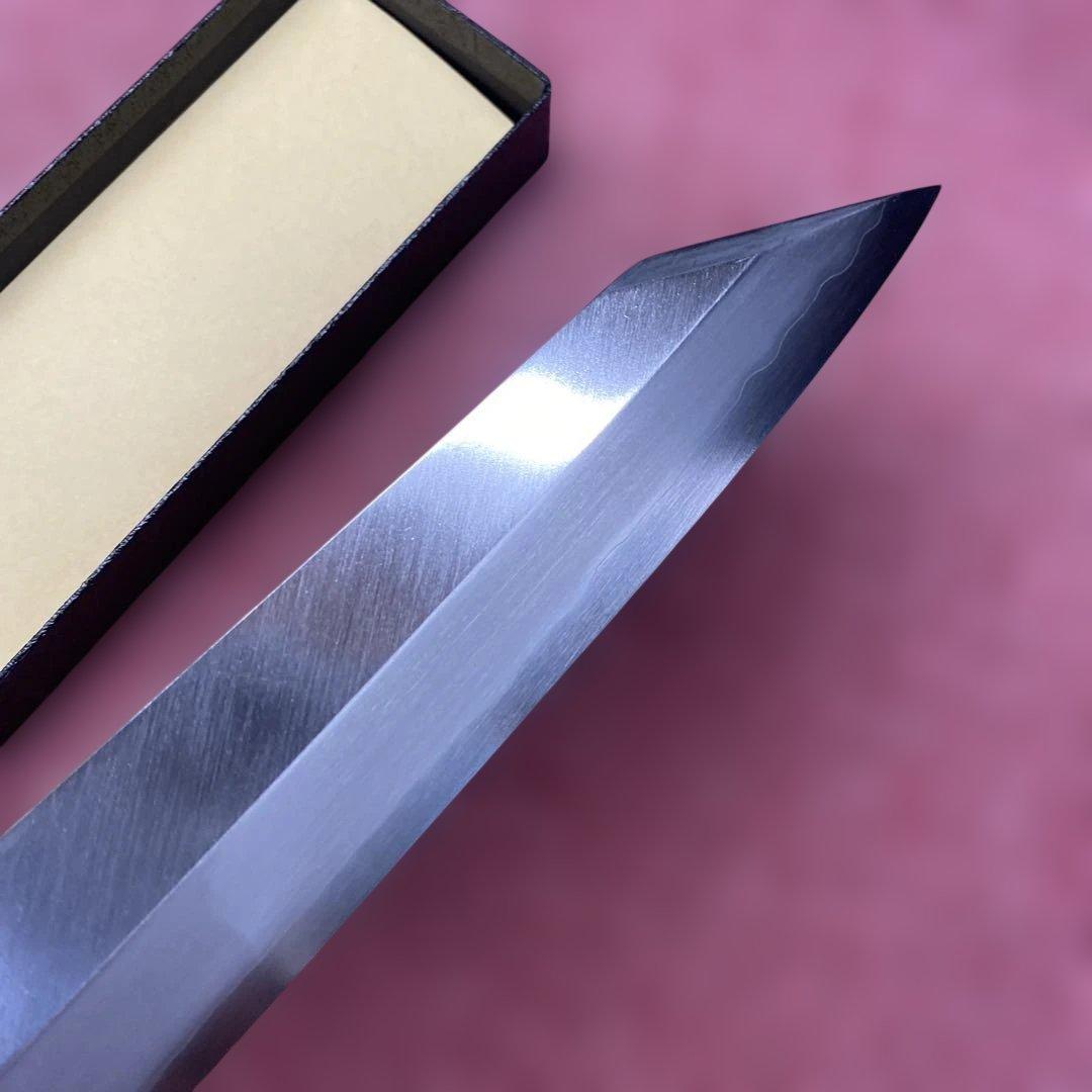 銀三　勘所切付型特製万能和包丁　210㎜ 7寸