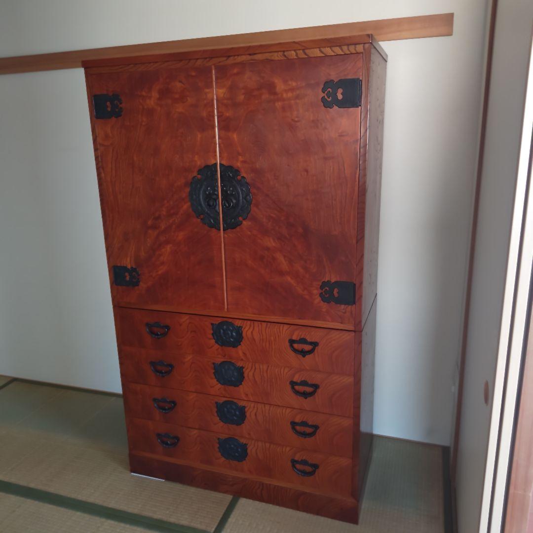【Tachibana】岩谷堂箪笥　伝統工芸品　衣装箪笥　当時57万円