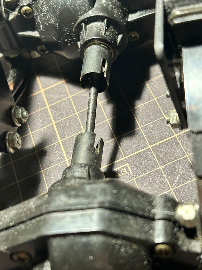 タミヤ1/14 ギアボックス 2つ、リアアクスル サスペンションセット