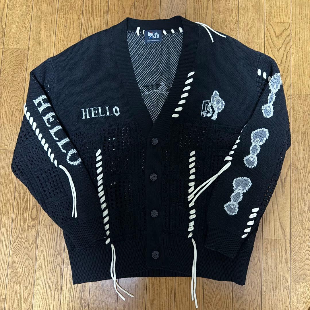 ハローキティ × メゾンスペシャル クロシェライクニットカーディガン 入手困難