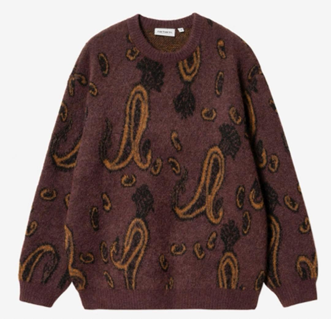 セ*ヌ様 カーハート WIP ペイズリー ニット スウェット