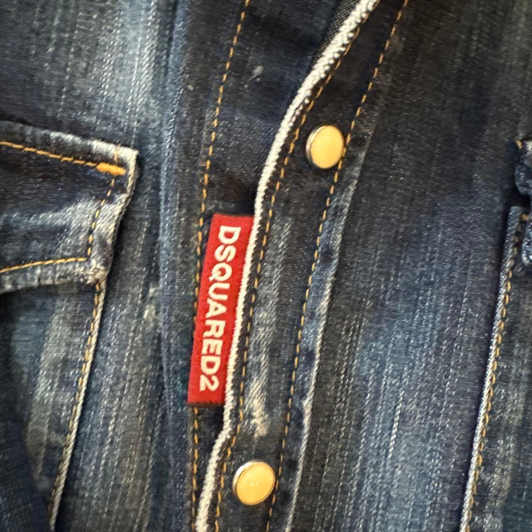 DSQUARED2 デニムシャツ 38サイズ　美品　試着のみタグなし
