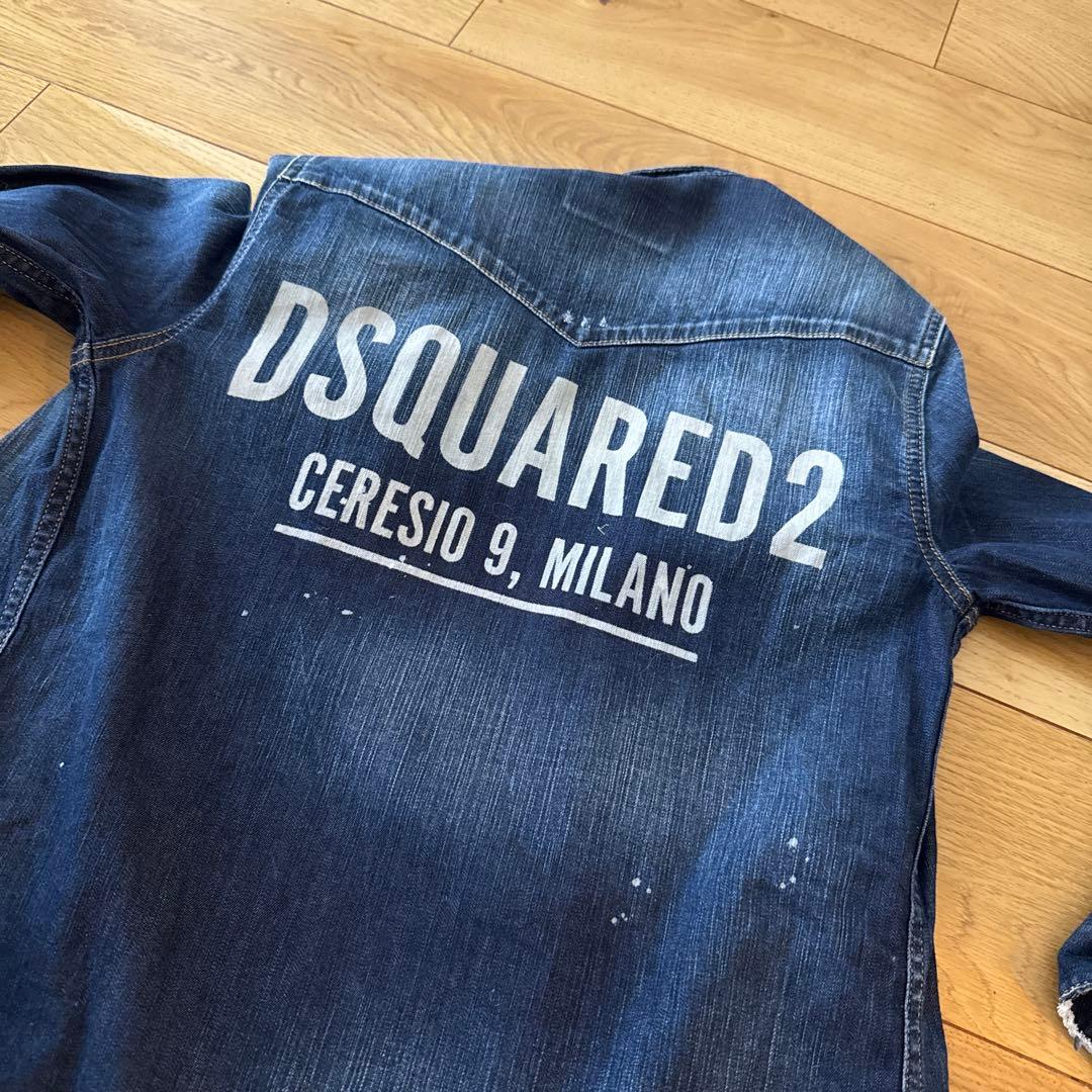 DSQUARED2 デニムシャツ 38サイズ　美品　試着のみタグなし