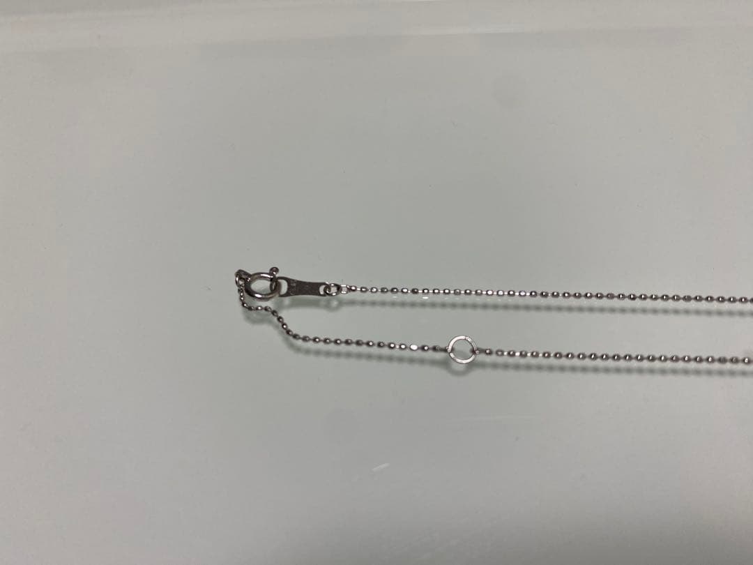 18kホワイトゴールドネックレス