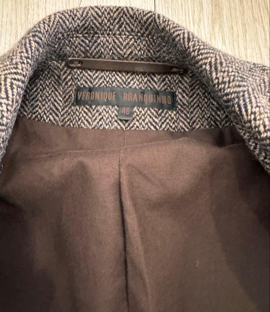 VERONIQUE BRANQUINHO テーラードツィードジャケット 46