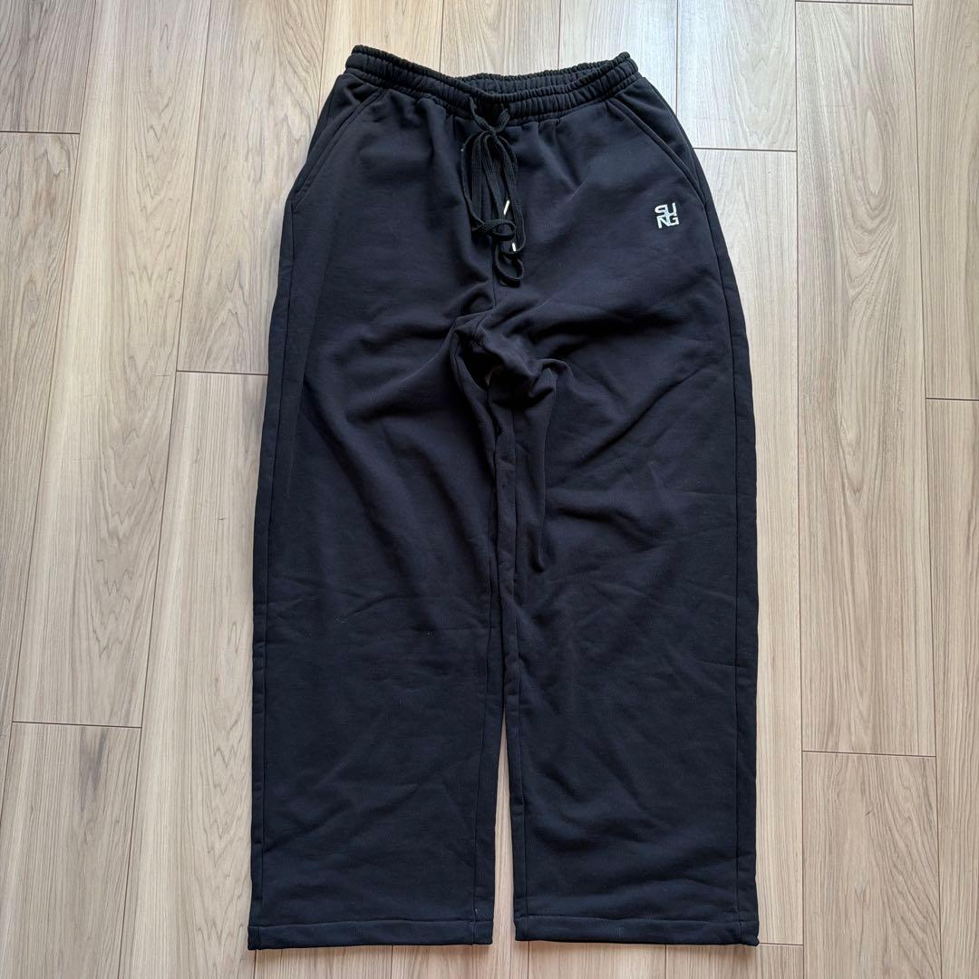 SUNG1975 ブラック トレーナー・スウェットセット