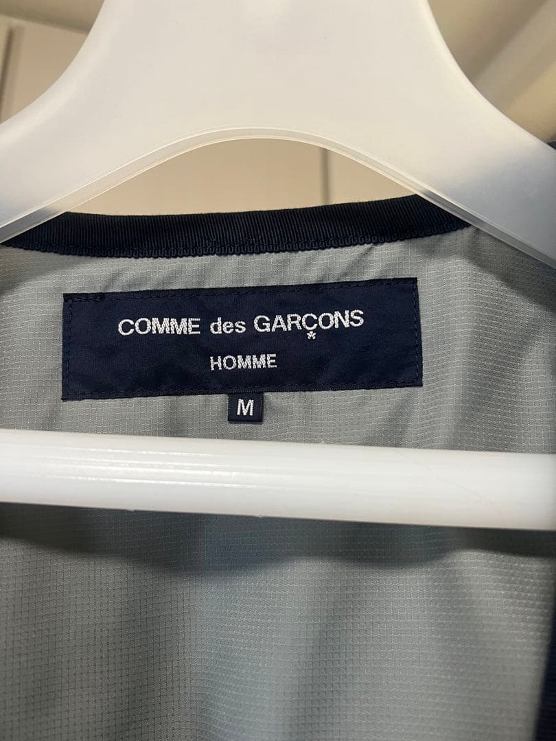 COMME des GARÇONS ネイビー ノーカラージャケット M