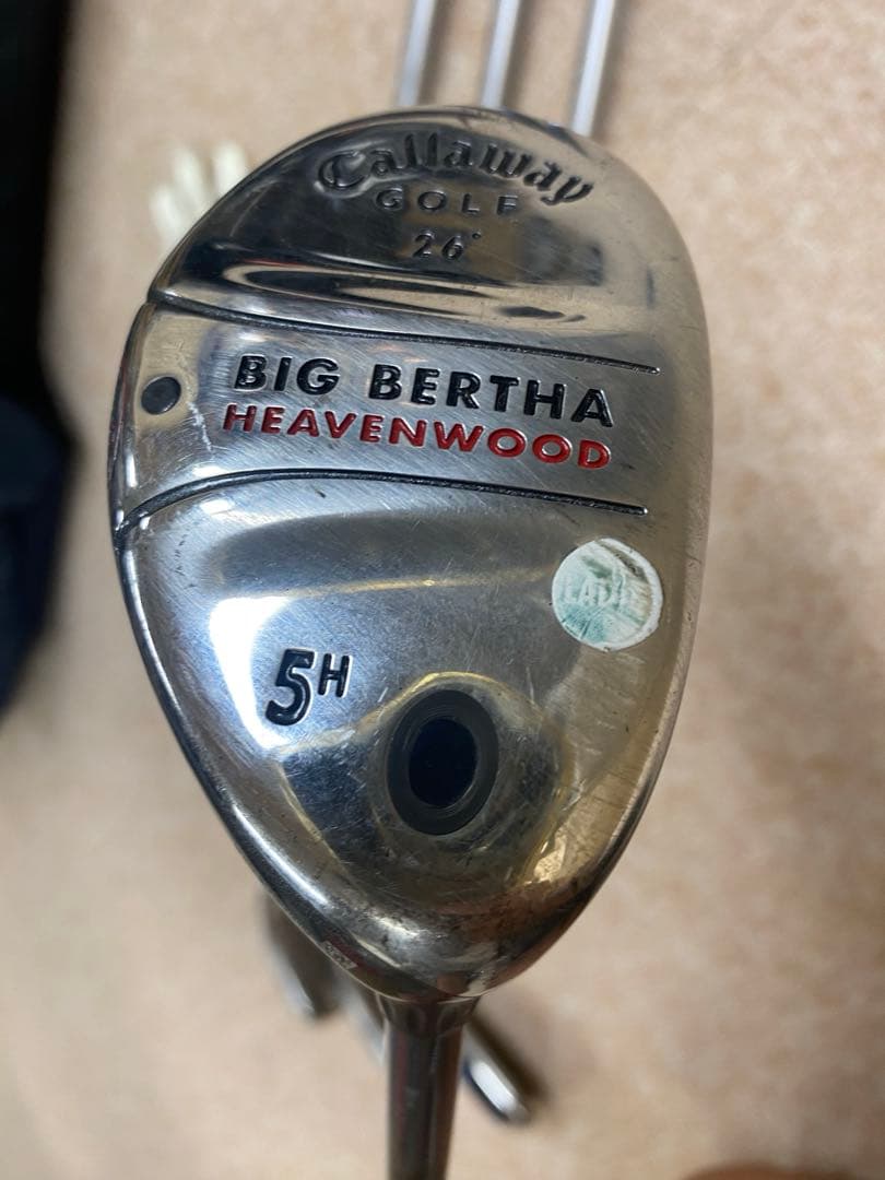 Callaway クラブ4本セット　グローブ付き　PING キャディバッグ