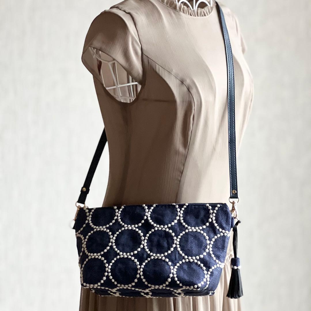 ミナペルホネン tambourineショルダーバッグMB509-071