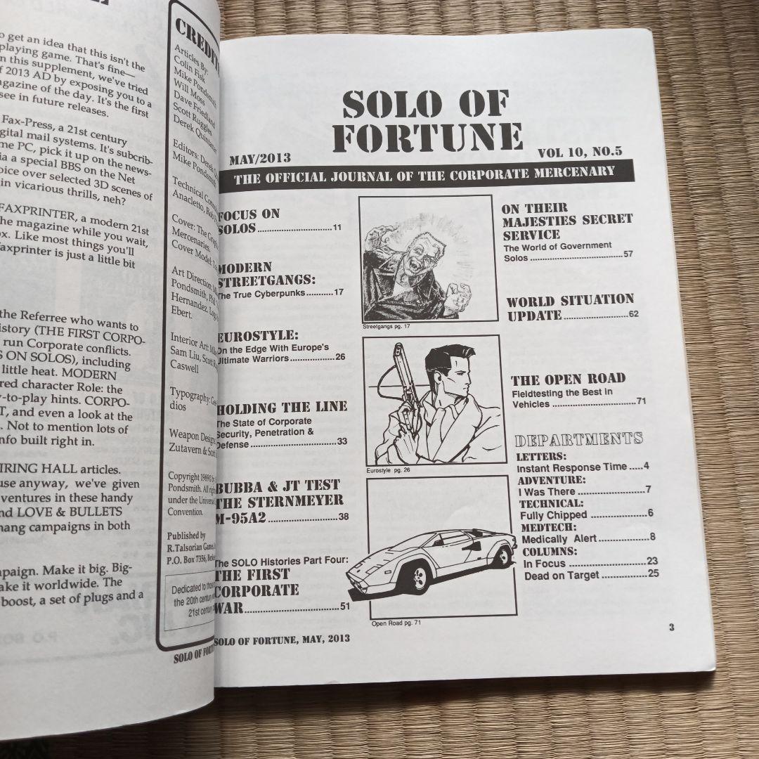 SOLO OF FORTUNE Vol. 10 No. 5　レア