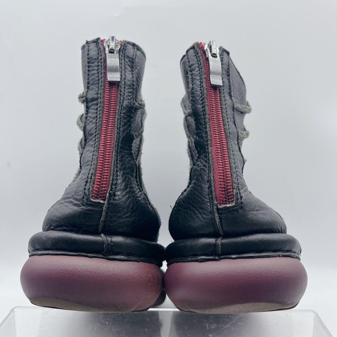 大人気❗️Estacion エスタシオン サイドジップ 黒 ショートブーツ L
