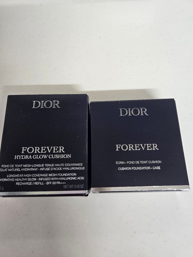 【新品】　ディオールスキンフォーエヴァーイドラ　グロウクッション　限定ケース付
