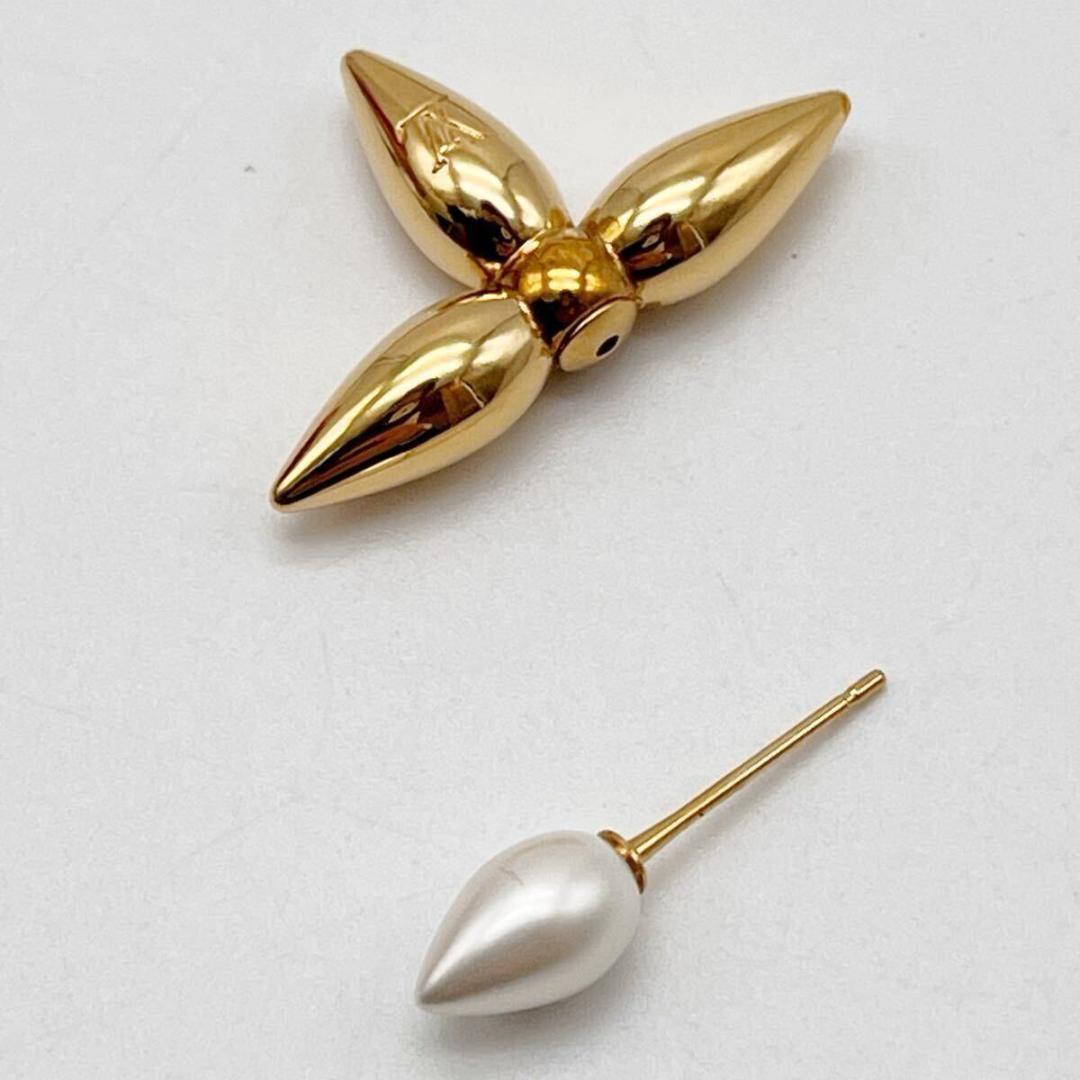 ルイヴィトン ピアス ルイゼット メタル ゴールド 片方のみ　IT刻印