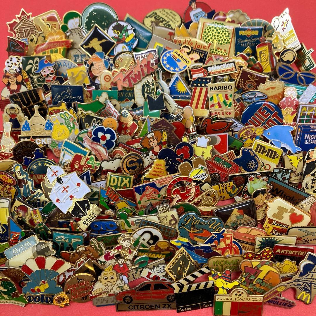 フランス雑貨★ピンバッジ大量200個セット★