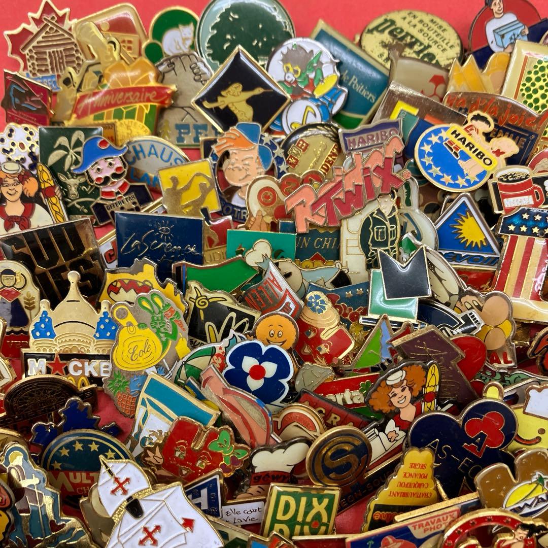 フランス雑貨★ピンバッジ大量200個セット★