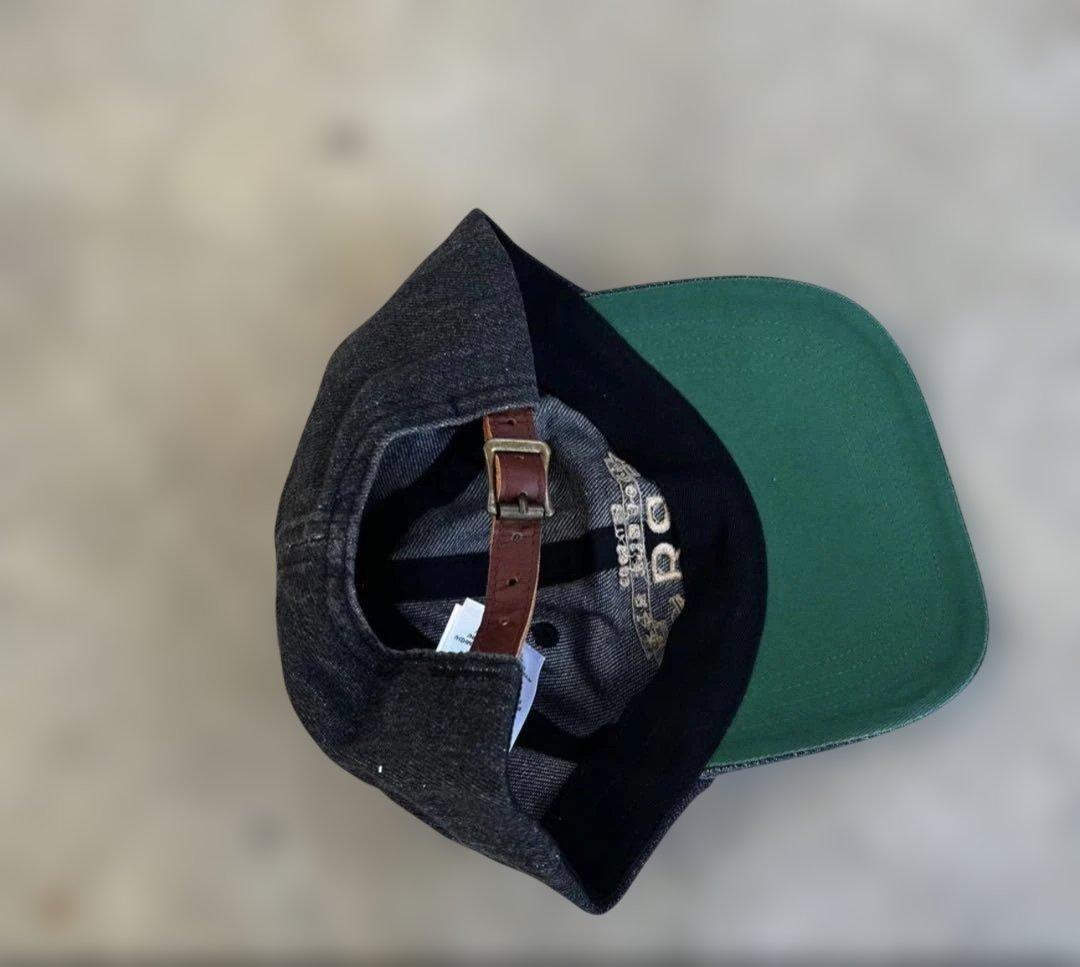 最安値！RRLデニムキャップ ダブルアールエル ラルフローレン