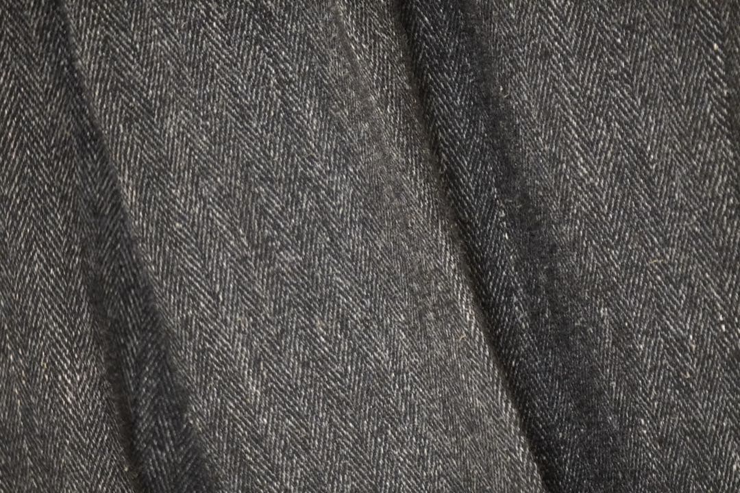 seya. ヘリンボーンワイドスラックス