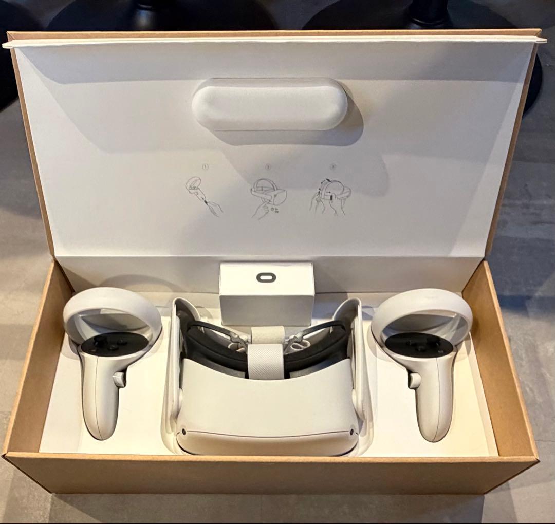  Quest 2 VRヘッドセット本体(128GB)＋コントローラー