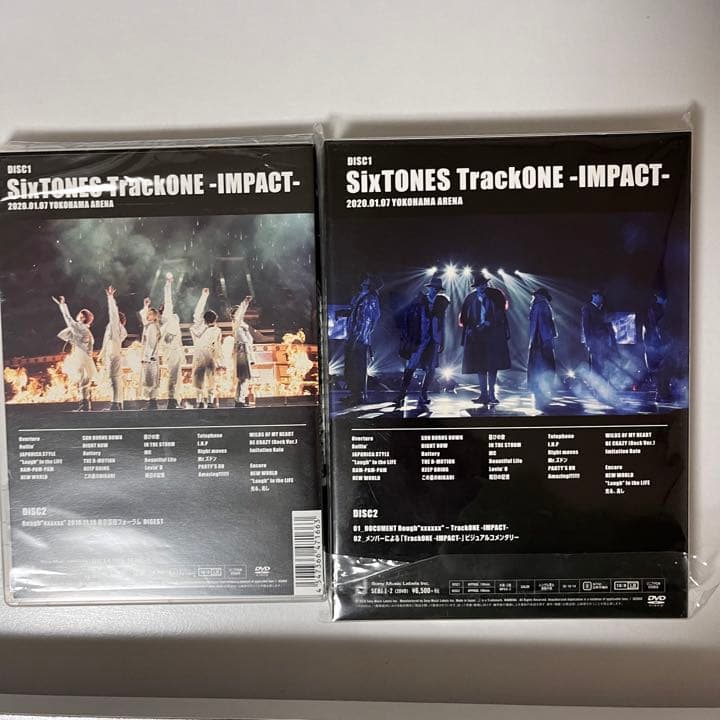 SixTONES/TrackONE-IMPACT  DVD初回盤・通常盤セット