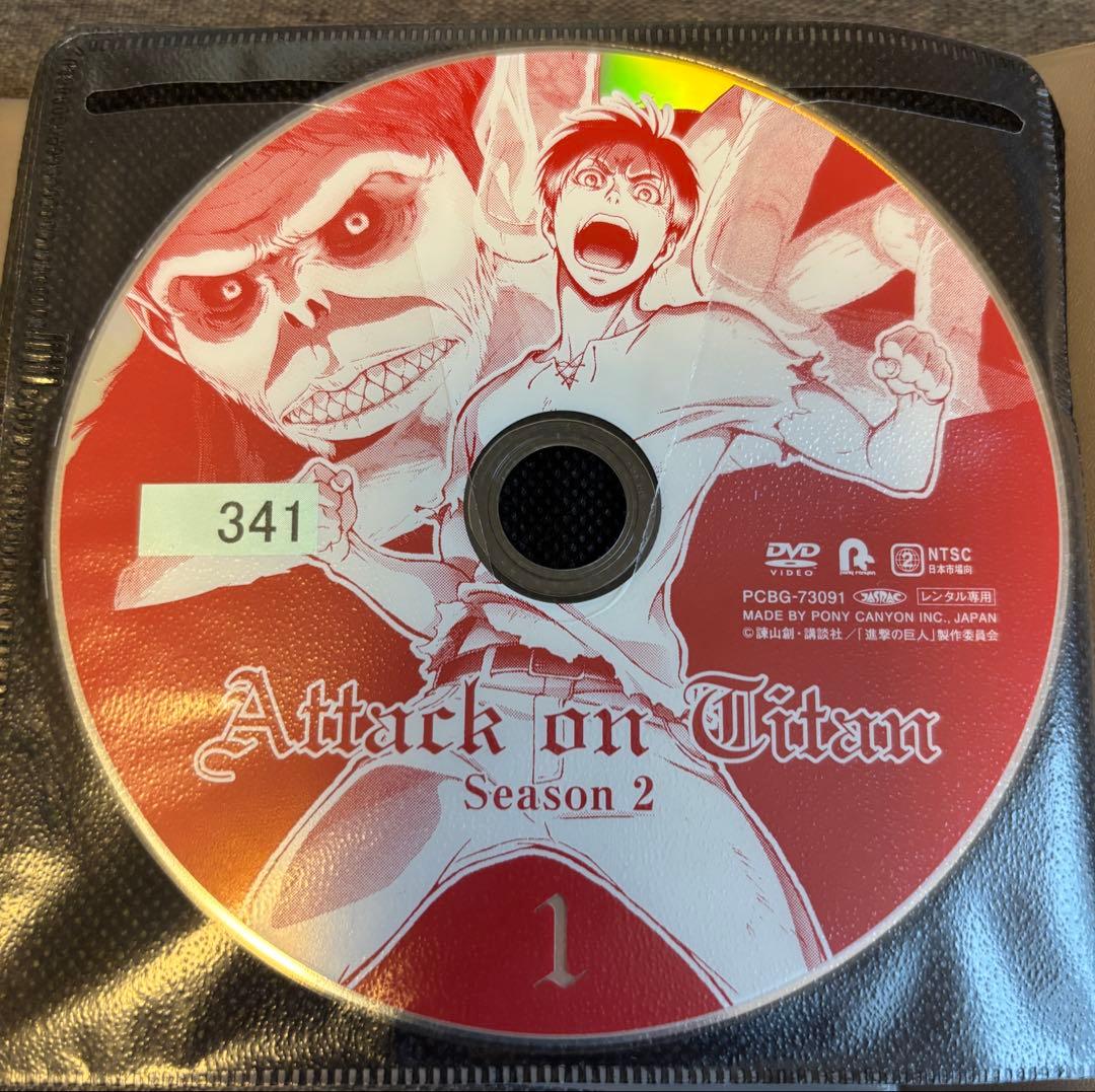 進撃の巨人 DVD シーズン1〜finalまで35本