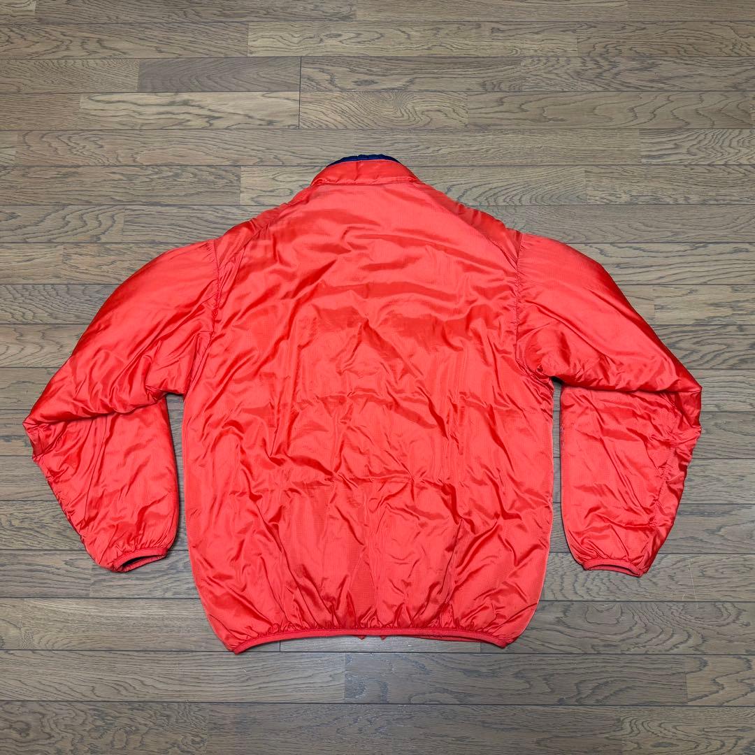 プ*す様 PATAGONIA パフボール ジャケット L レッド ネイビー 中古