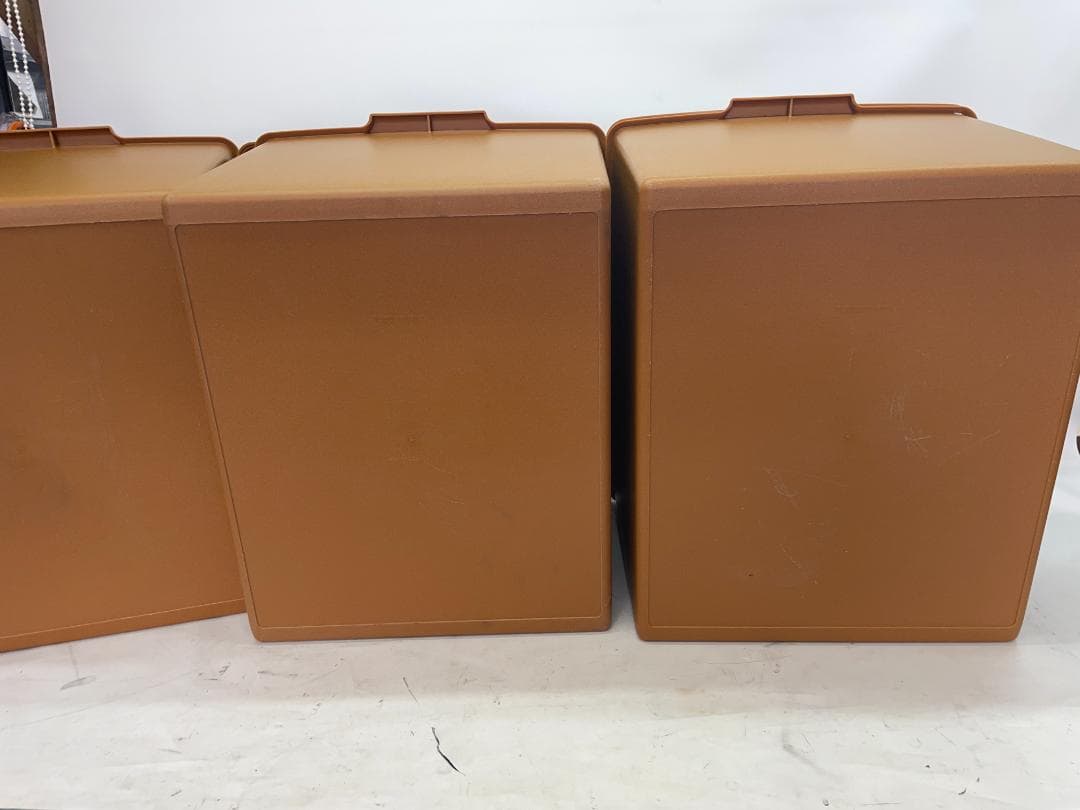 ウルトラディープ　スーパーケース　タッパーウェア　茶3黒1 06c06