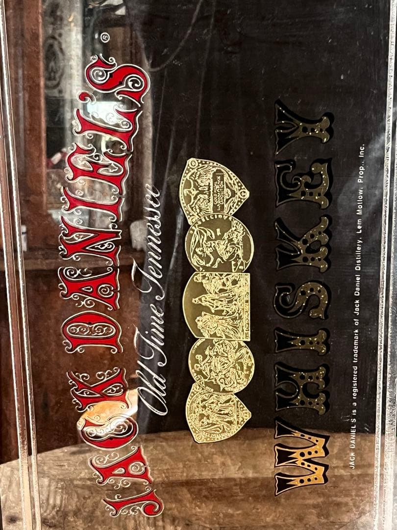 Jack Daniel's ジャックダニエルパブミラー　希少アンティーク USA