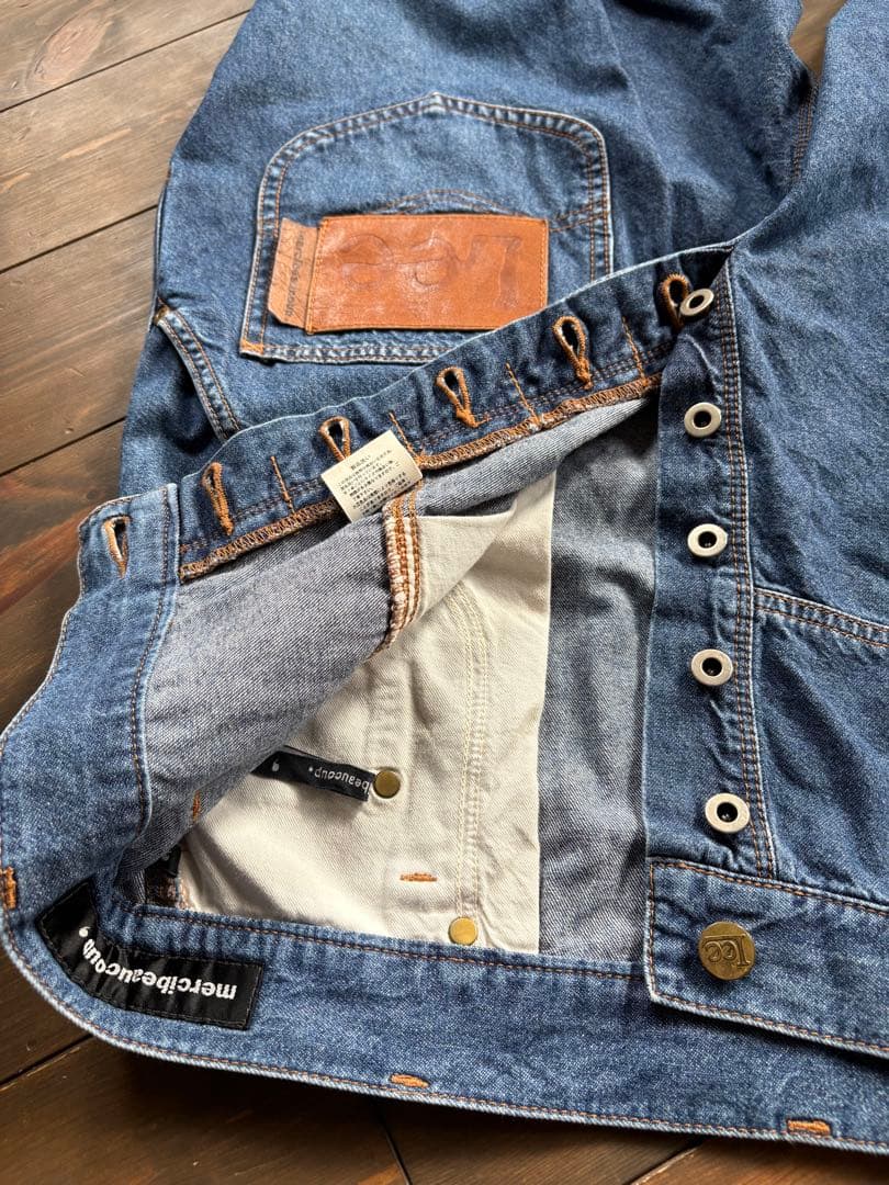 メルシーボークー Leeコラボ うしろまえデニムパンツ