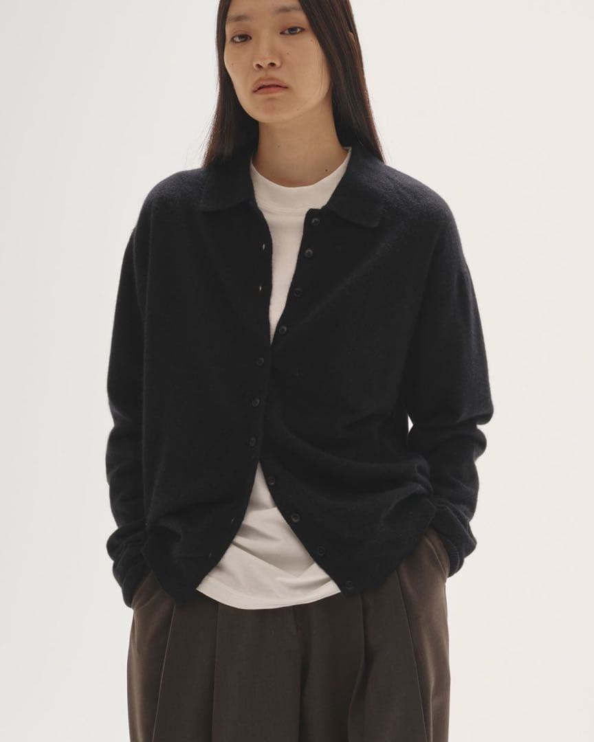 TODAYFUL Raccoon Knit Cardigan Black 美品