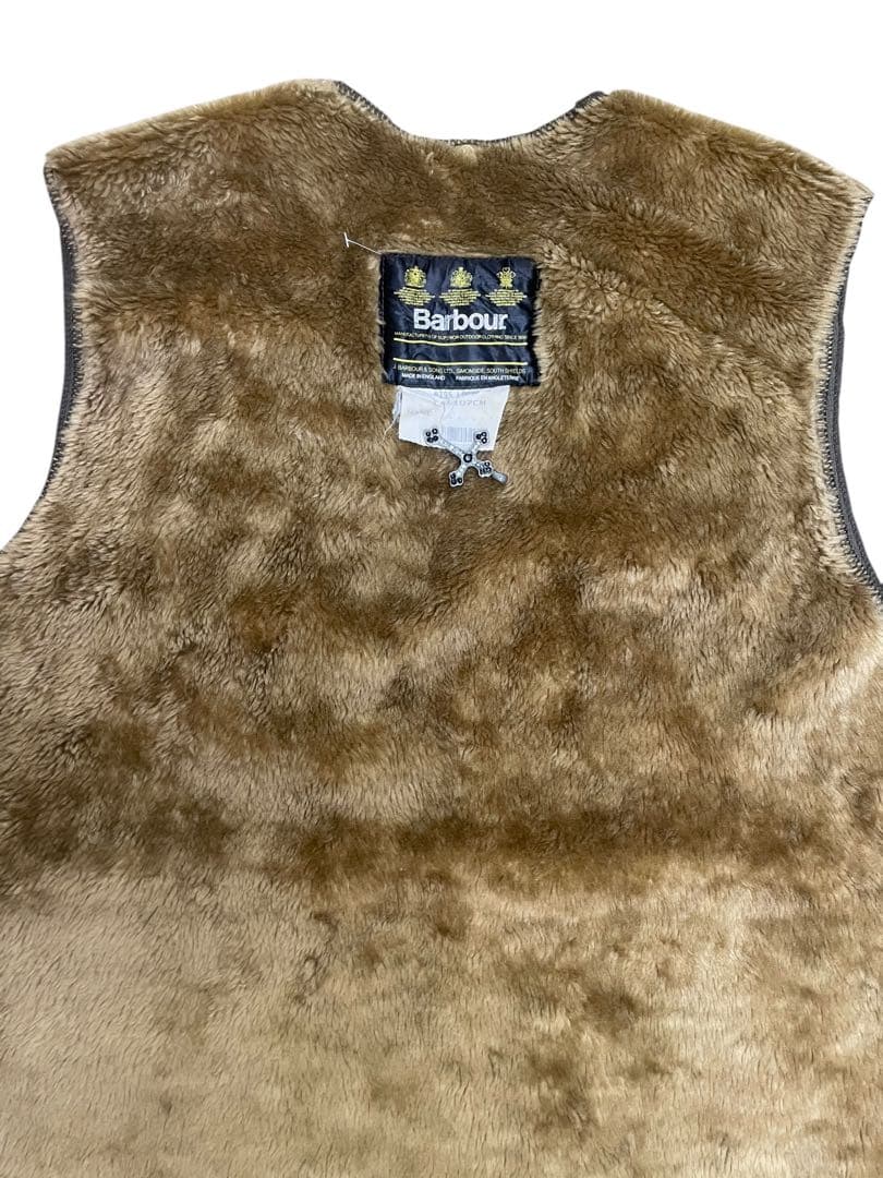 90s バブアー Barbour ファーライナー ベスト